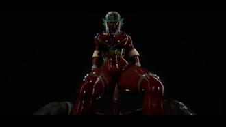 【3D】宝贝喜欢吮吸和骑一个巨大的鸡巴